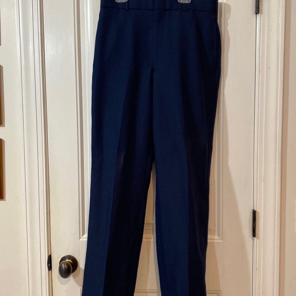 🐭 Mens Military Patriot Navy Blue Slacks Pants Uniform size 32 R